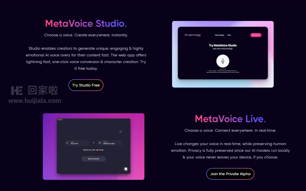 Al实时变声工具MetaVoice介绍主要特点,MetaVoice怎么使用及官网地址
